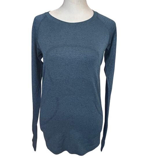 Lululemon Dark Blue Swiftly Tech Long Sleeve Top Womens Size 6 - Picture 1 of 5